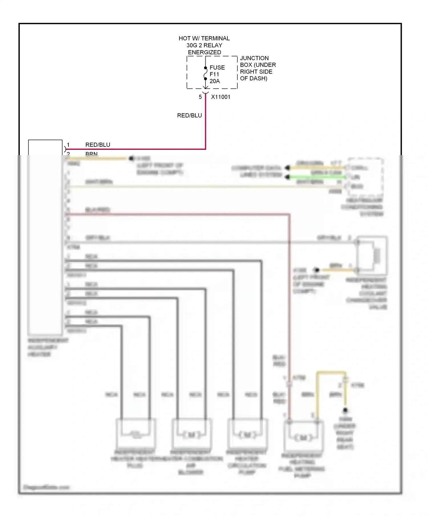 Wiring diagram computer data lines system for BMW X6 E71 (2007-2012) (8 of 98)