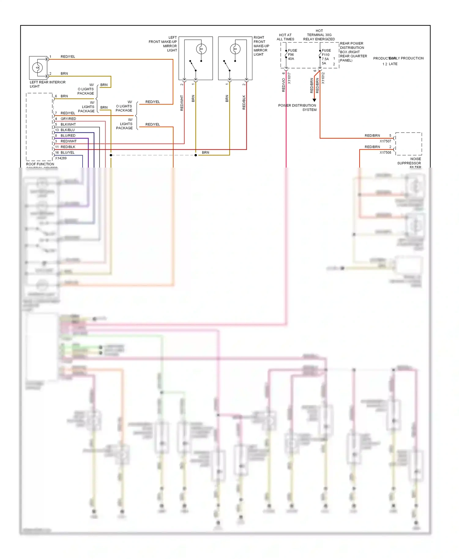 BMW X6 E71 (2007-2012) off wiring diagram  (1 of 1)