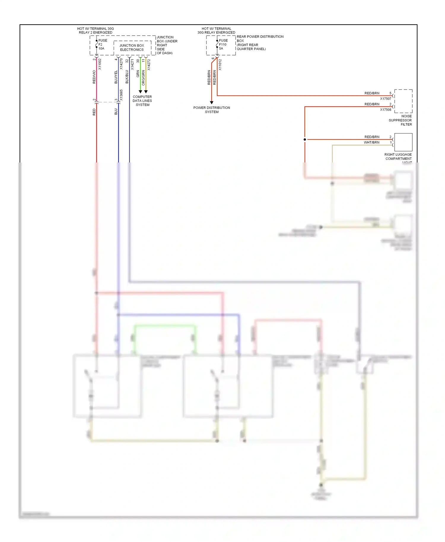 Wiring diagram org/grn for BMW X6 E71 (2007-2012) (74 of 87)