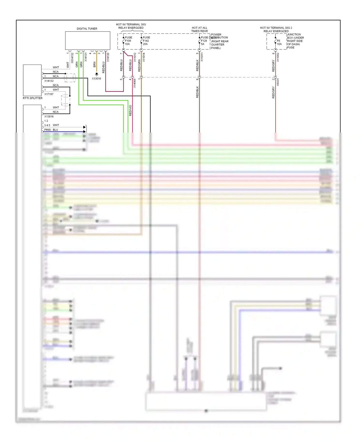 Wiring diagram red/blk for BMW X6 E71 (2007-2012) (21 of 25)