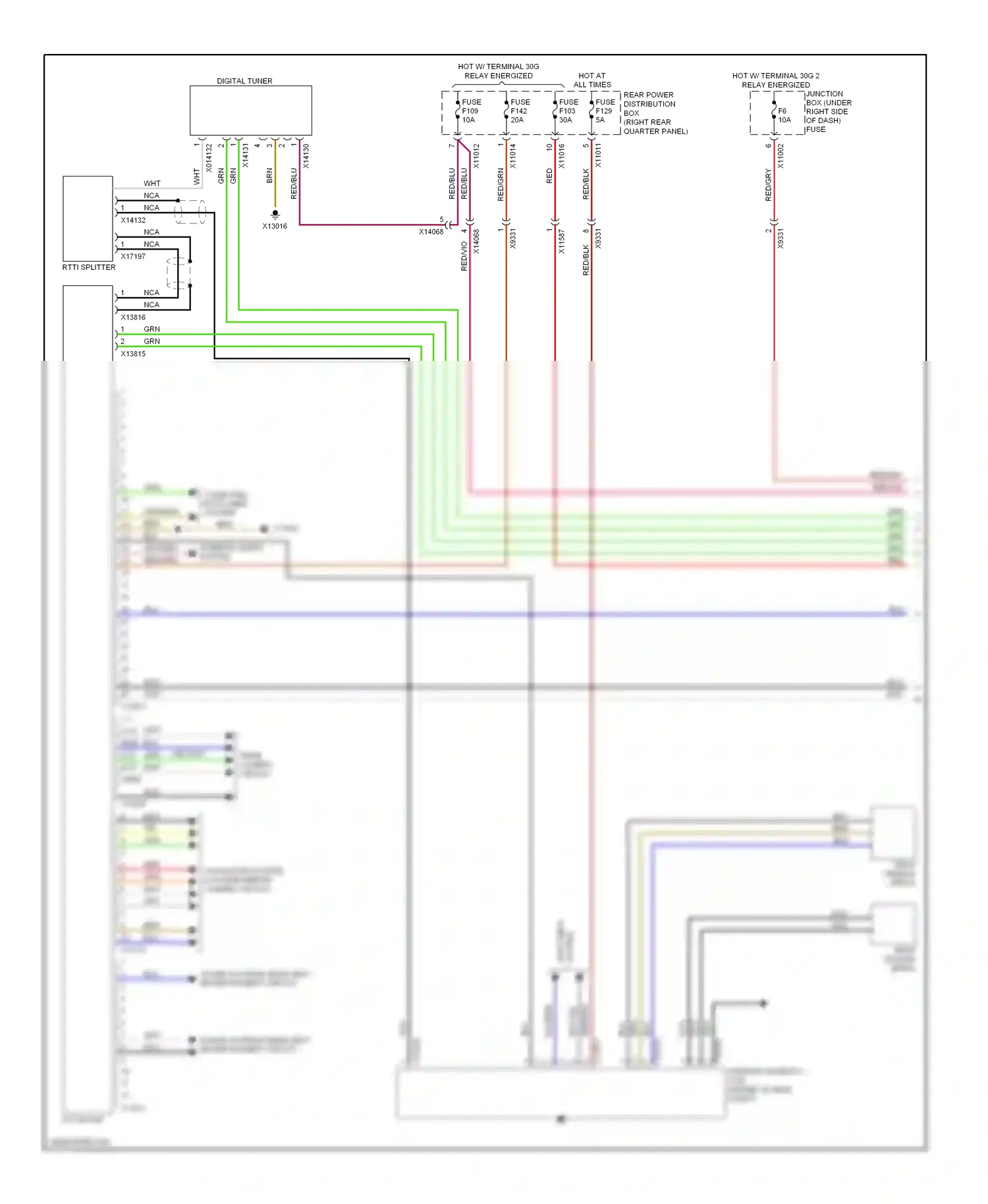 Wiring diagram red/blu for BMW X6 E71 (2007-2012) (28 of 67)