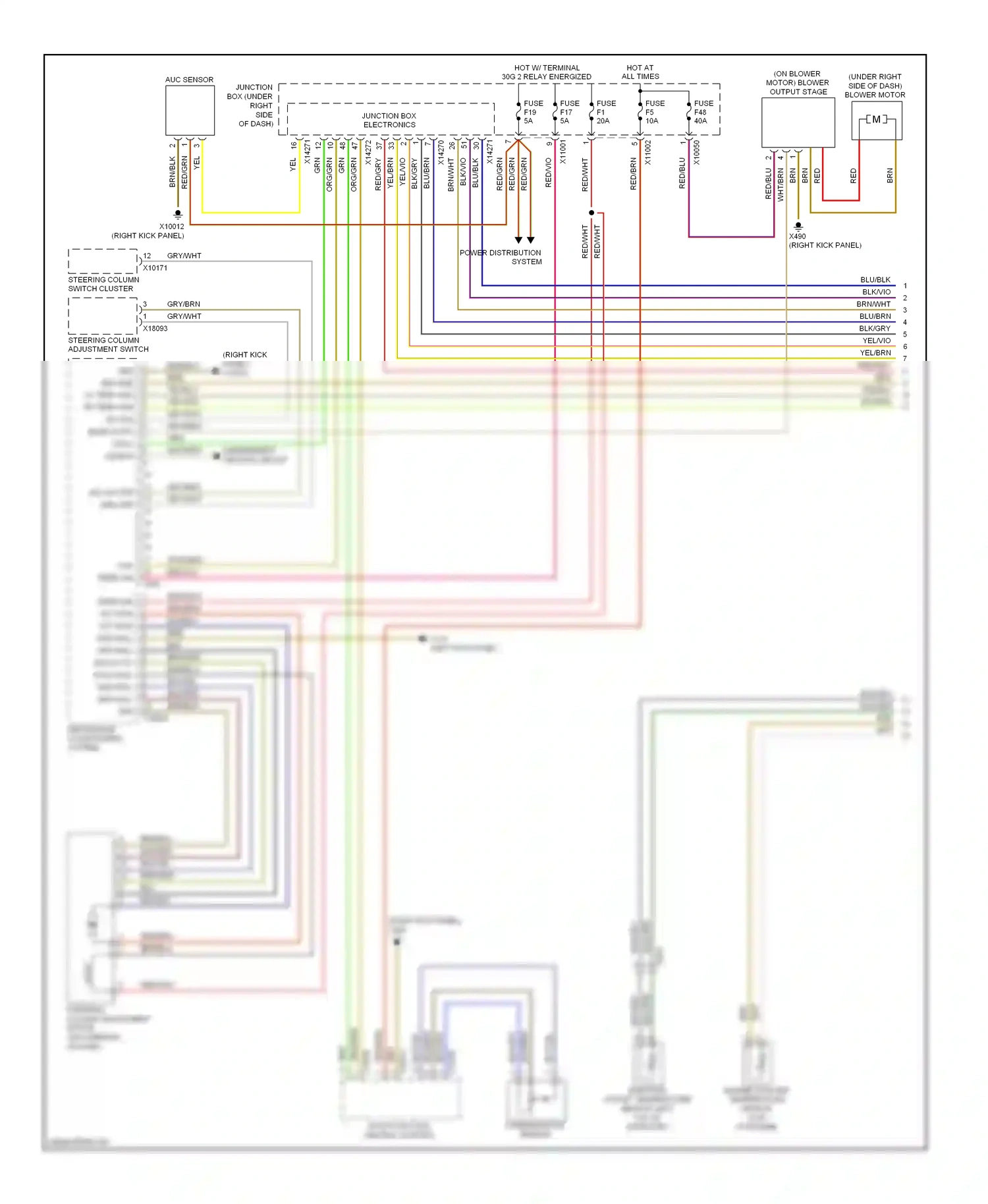 Wiring diagram red/blu for BMW X6 E71 (2007-2012) (45 of 67)