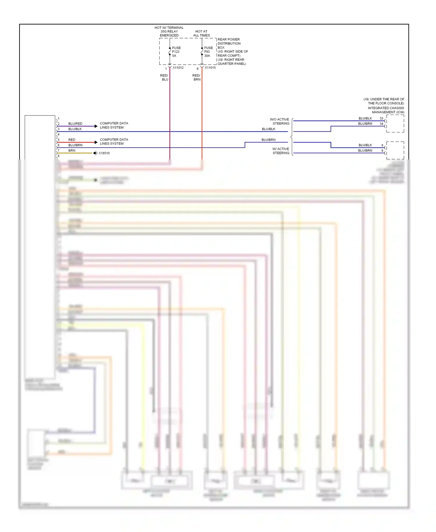 Wiring diagram red/wht for BMW X6 E71 (2007-2012) (59 of 60)