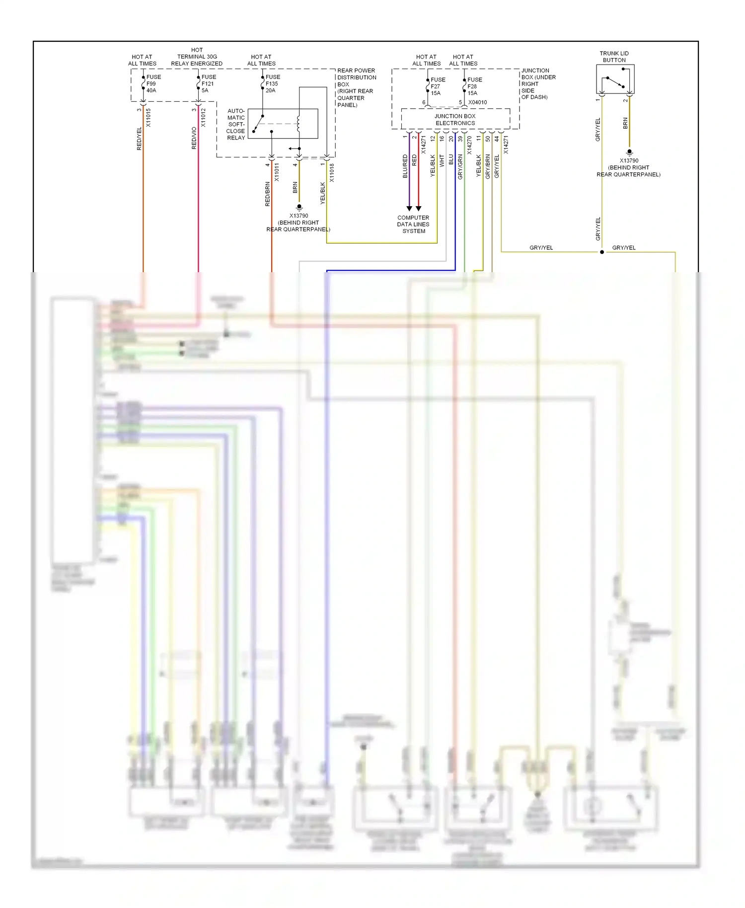 Wiring diagram relay energized for BMW X6 E71 (2007-2012) (40 of 58)