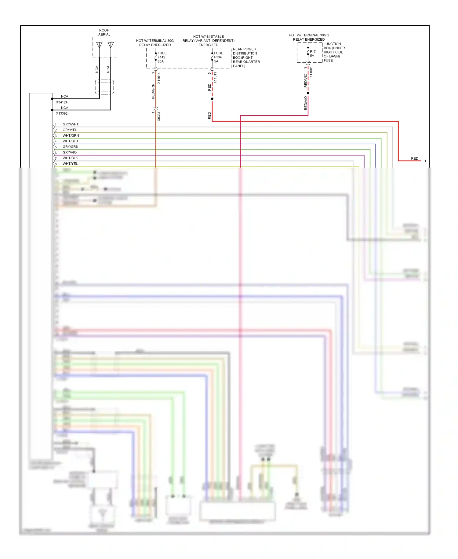 Wiring diagram relay energized for BMW X6 E71 (2007-2012) (55 of 58)