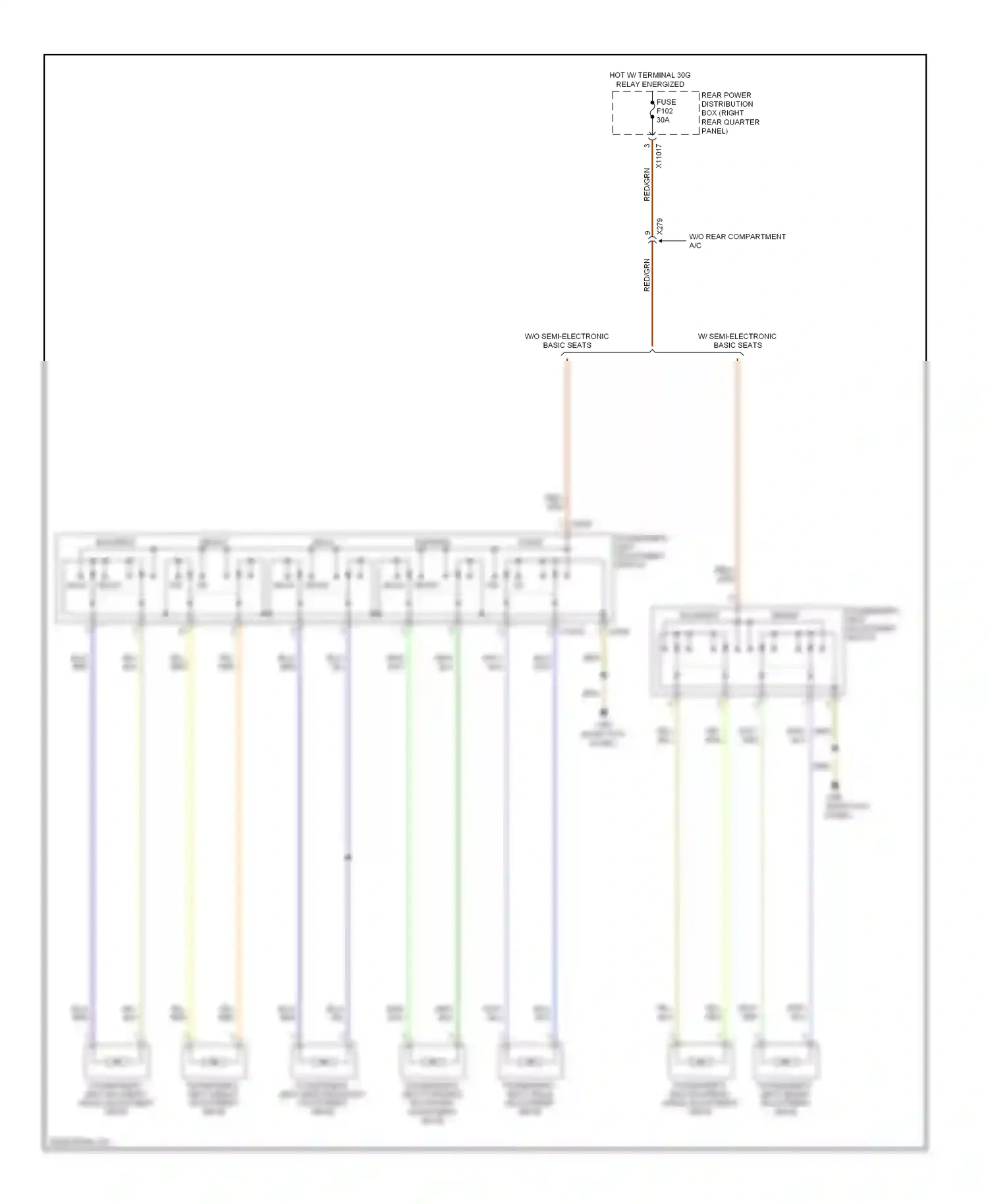 Wiring diagram up dn for BMW X6 E71 (2007-2012) (1 of 1)