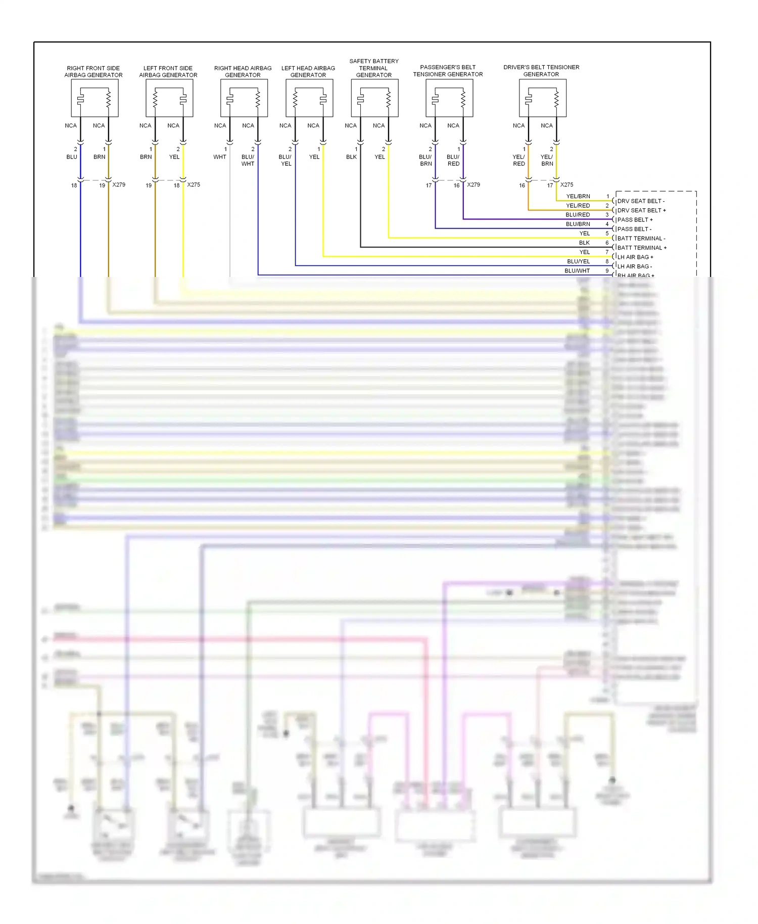 Wiring diagram vio/blu for BMW X6 E71 (2007-2012) (3 of 3)