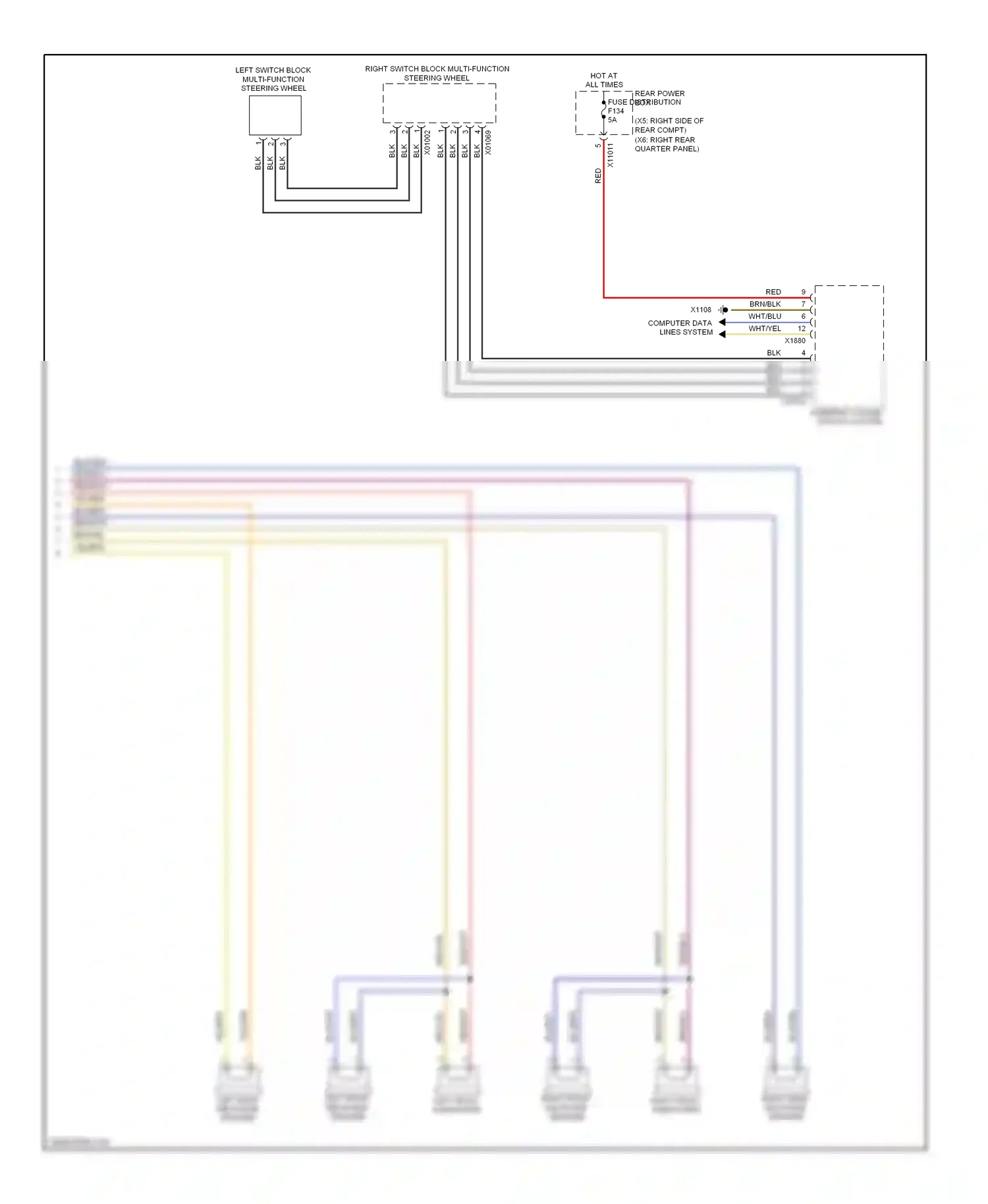 Wiring diagram wht/yel for BMW X6 E71 (2007-2012) (31 of 41)