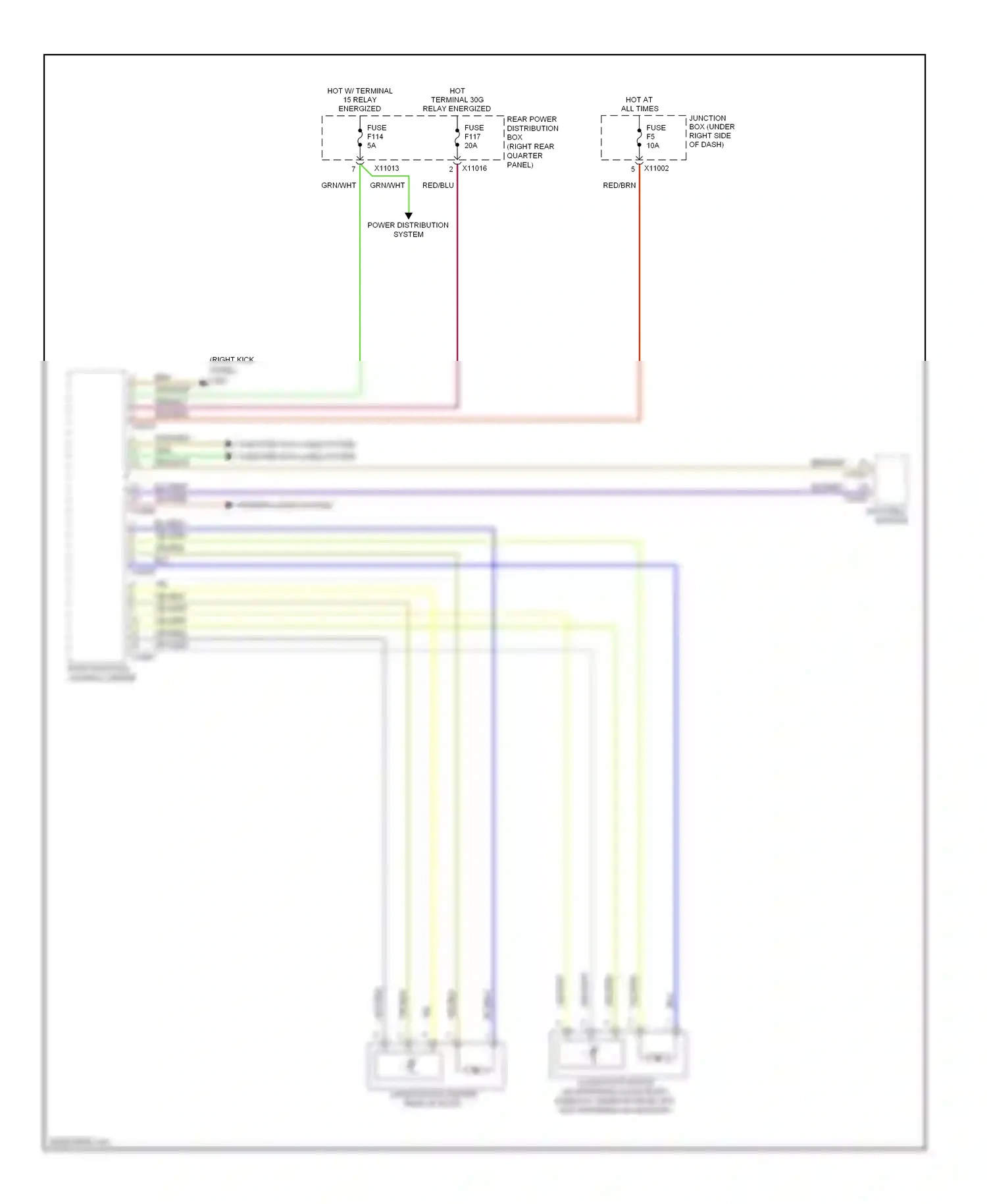 Wiring diagram yel/blk for BMW X6 E71 (2007-2012) (19 of 34)