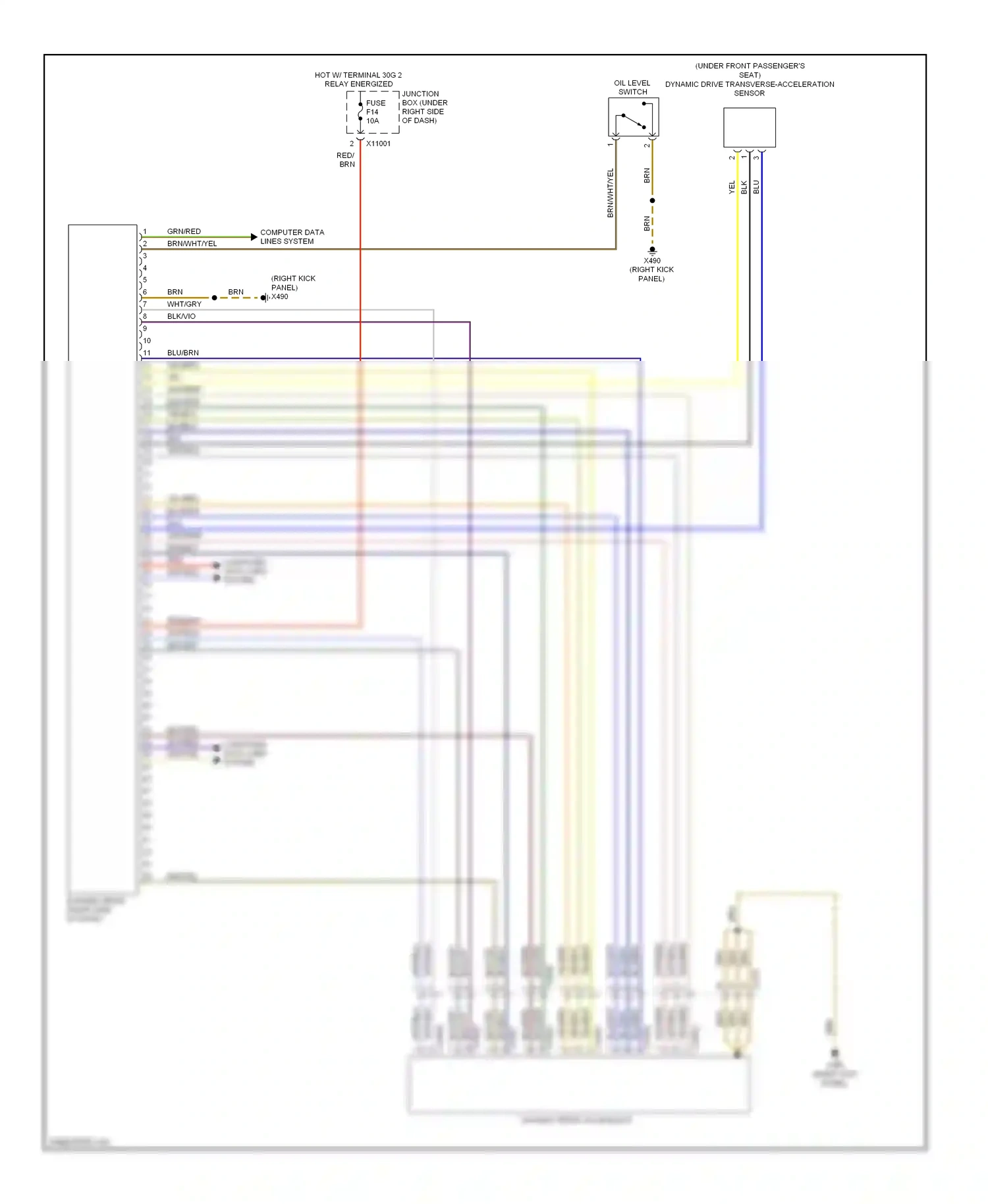 Wiring diagram yel/blk for BMW X6 E71 (2007-2012) (6 of 34)
