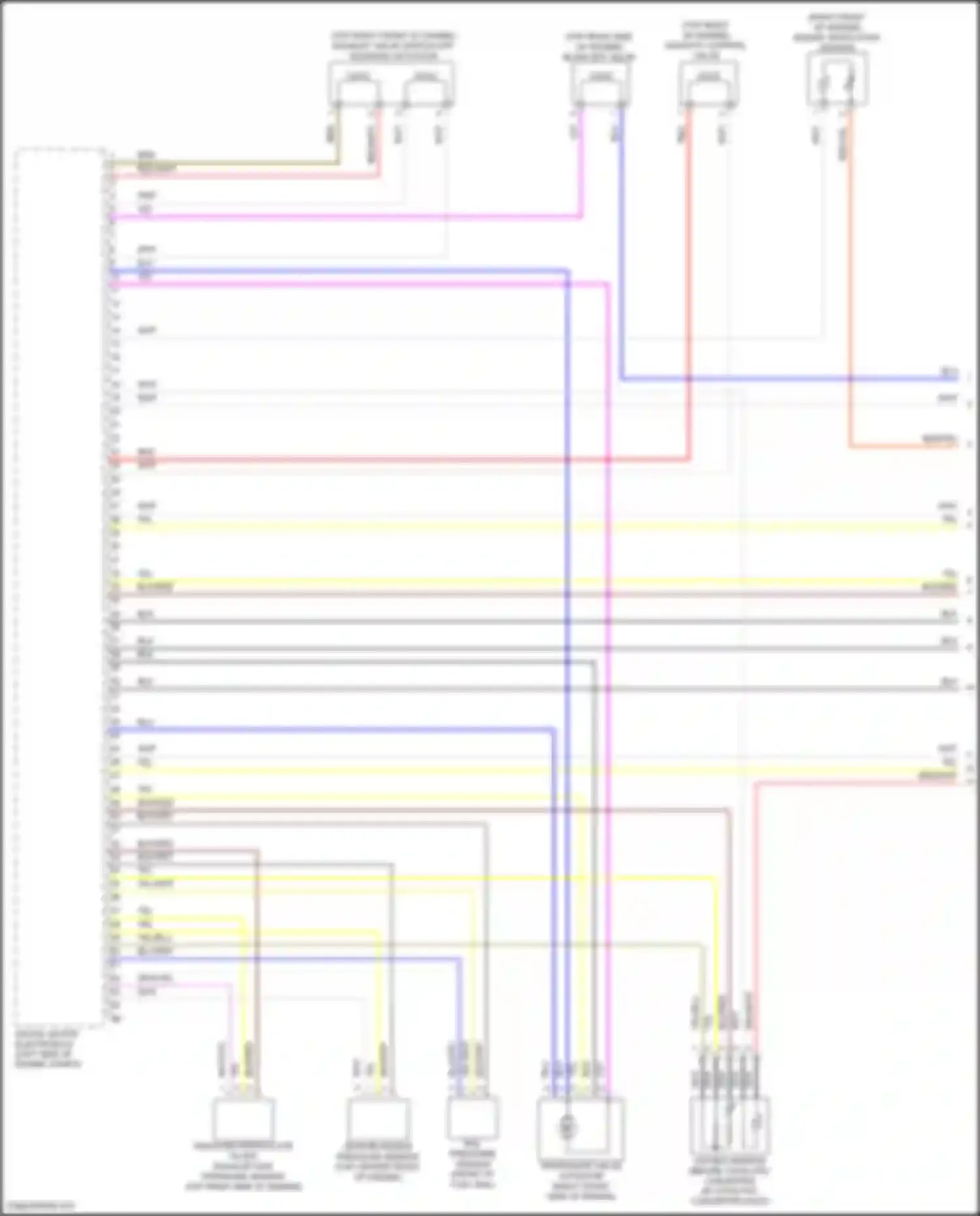 X6 BMW G06 facelift (2023-2024): Wiring diagram engine performance 3.0l turbo (1 of 9)