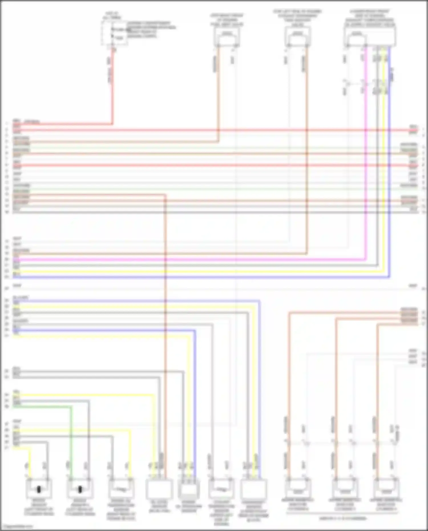 X6 BMW G06 facelift (2023-2024): Wiring diagram engine performance 3.0l turbo (6 of 9)