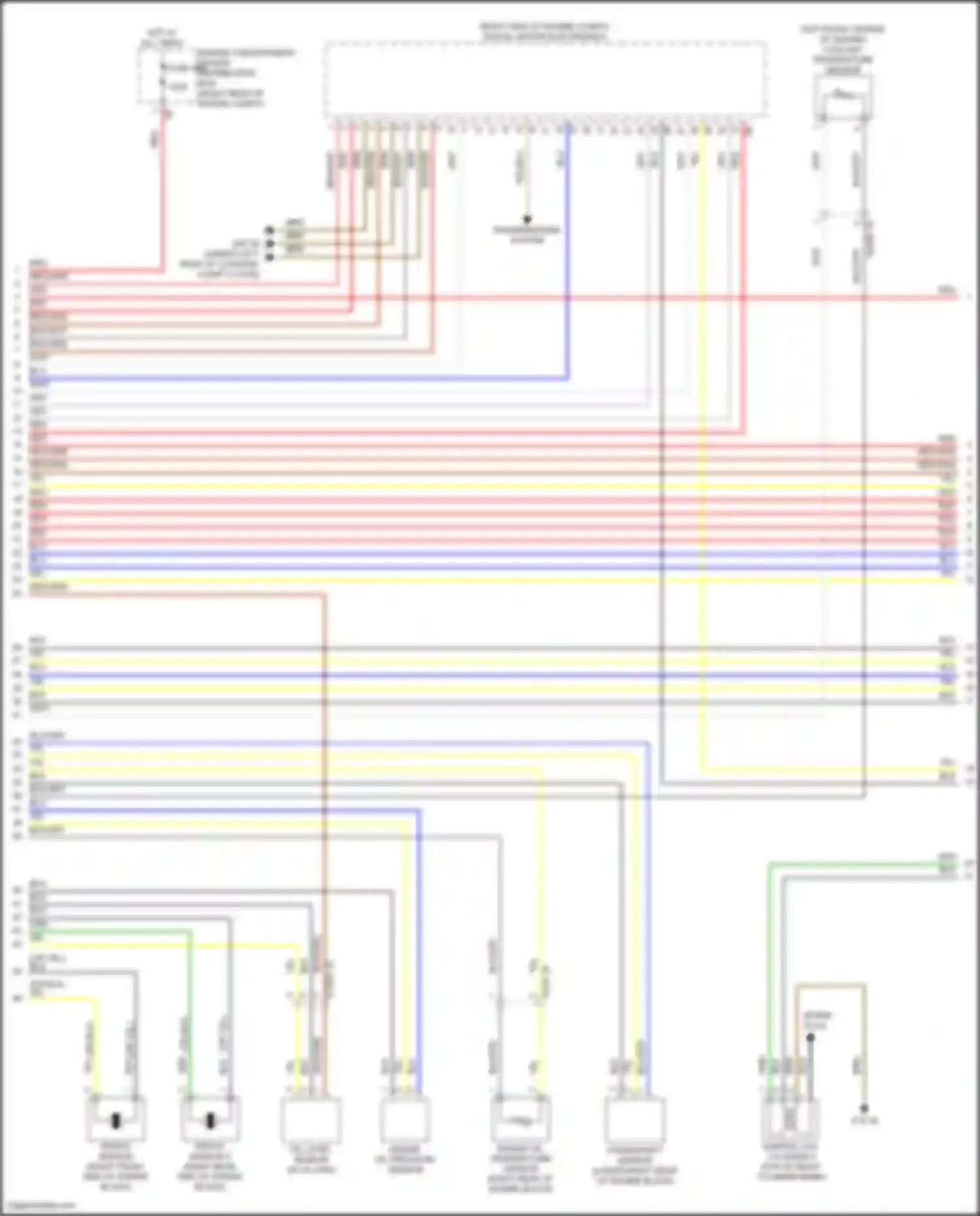X6 BMW G06 facelift (2023-2024): Wiring diagram engine performance 4.4l turbo (4 of 11)