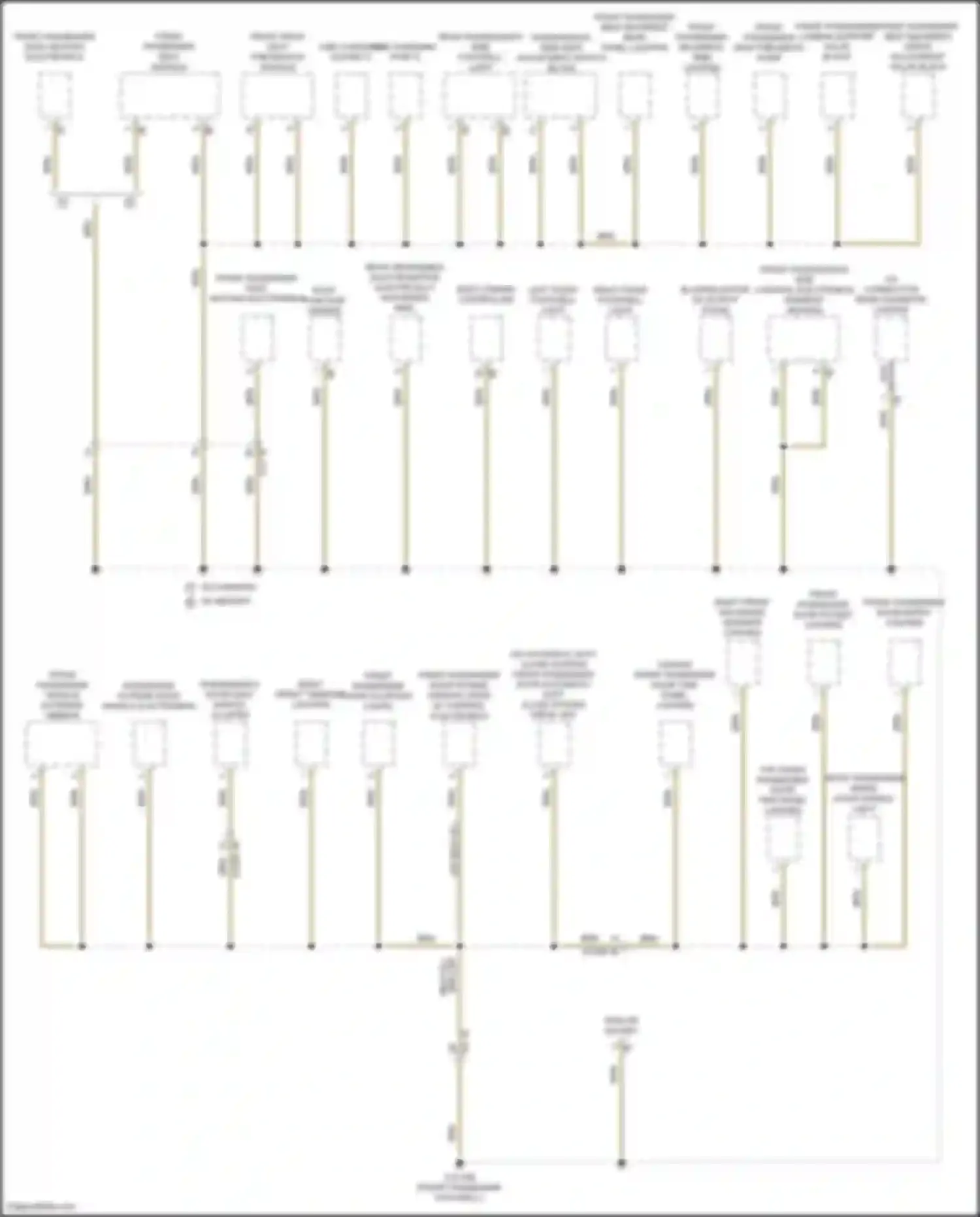 X6 BMW G06 facelift (2023-2024): Ground distribution circuit (4 of 7)
