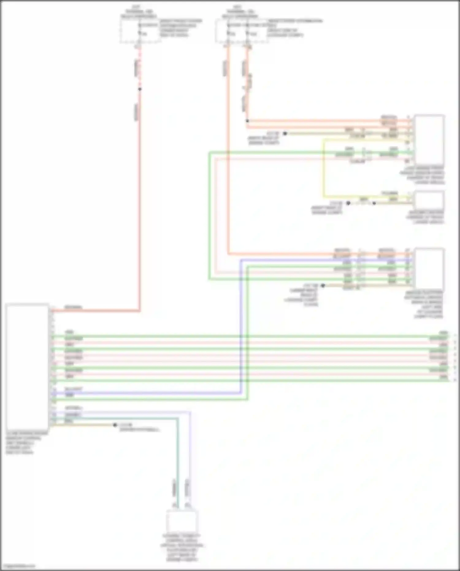 X6 BMW G06 facelift (2023-2024): Driver assistance circuit (1 of 2)