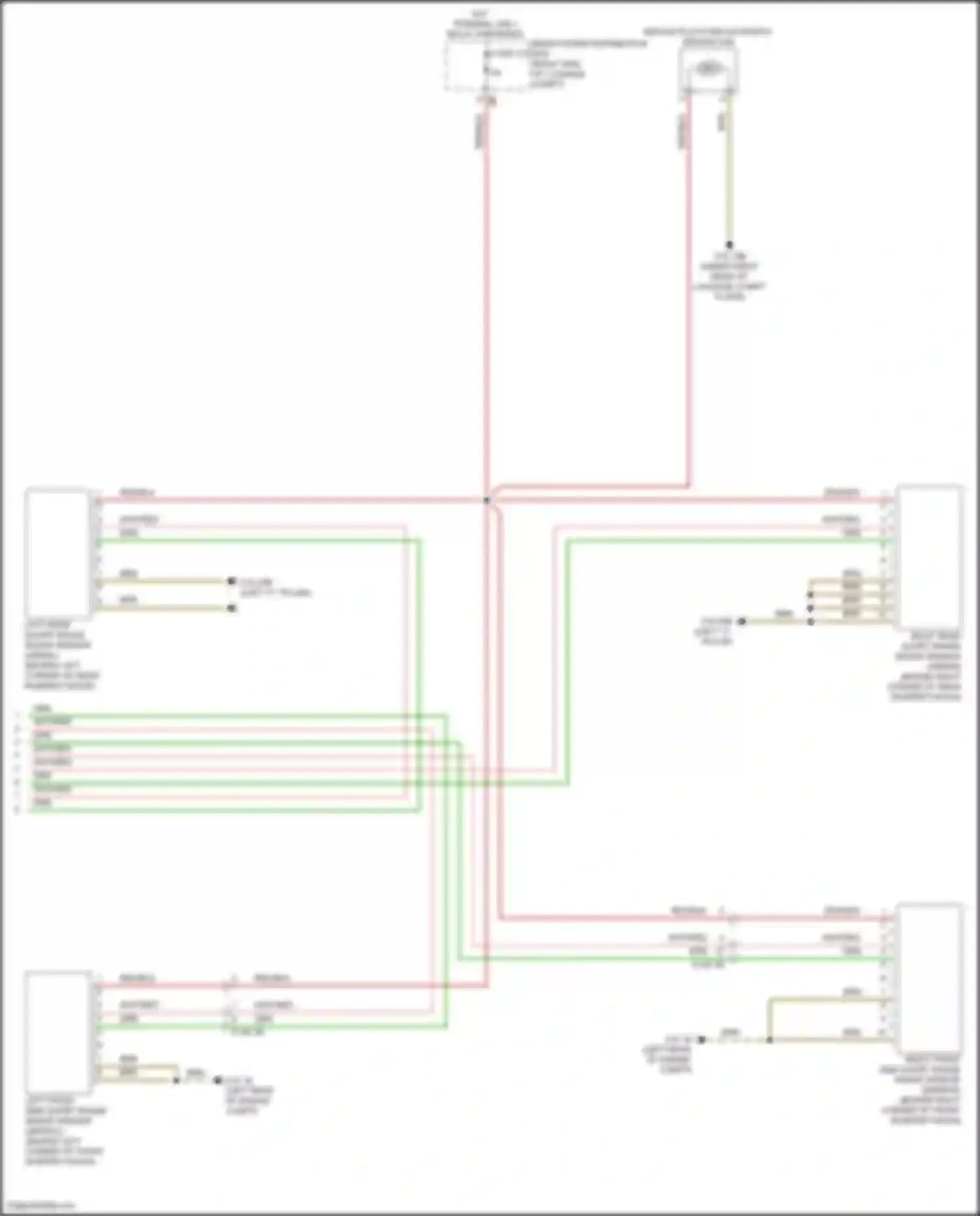 X6 BMW G06 facelift (2023-2024): Driver assistance circuit (2 of 2)