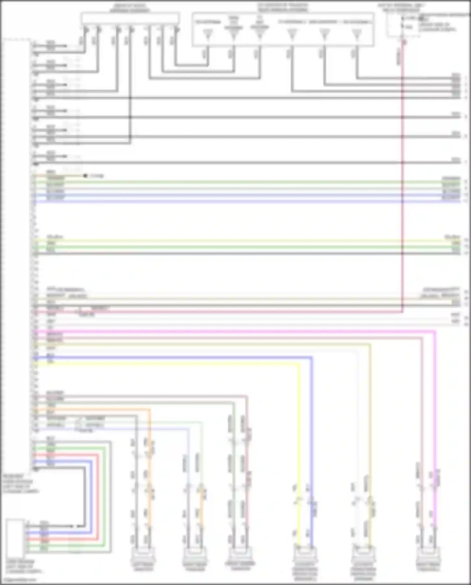 X6 BMW G06 facelift (2023-2024): Navigation circuit, high level (1 of 7)