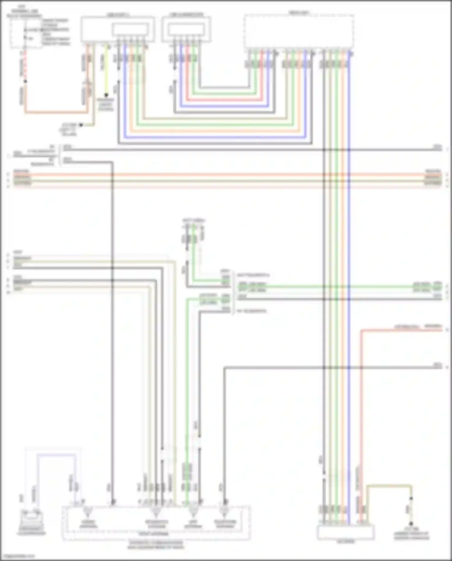 X6 BMW G06 facelift (2023-2024): Navigation circuit, high level (3 of 7)