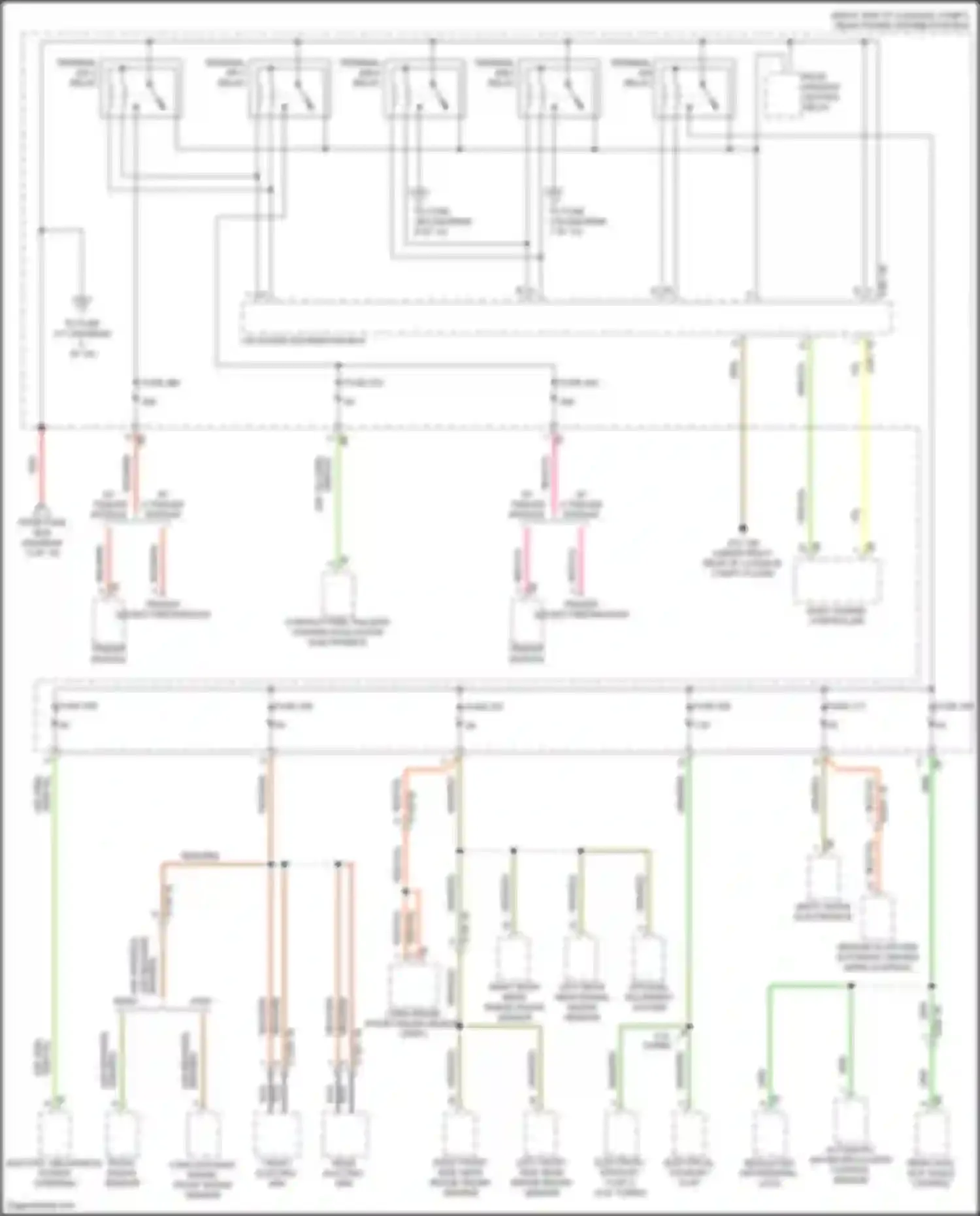 X6 BMW G06 facelift (2023-2024): Power distribution circuit (6 of 10)