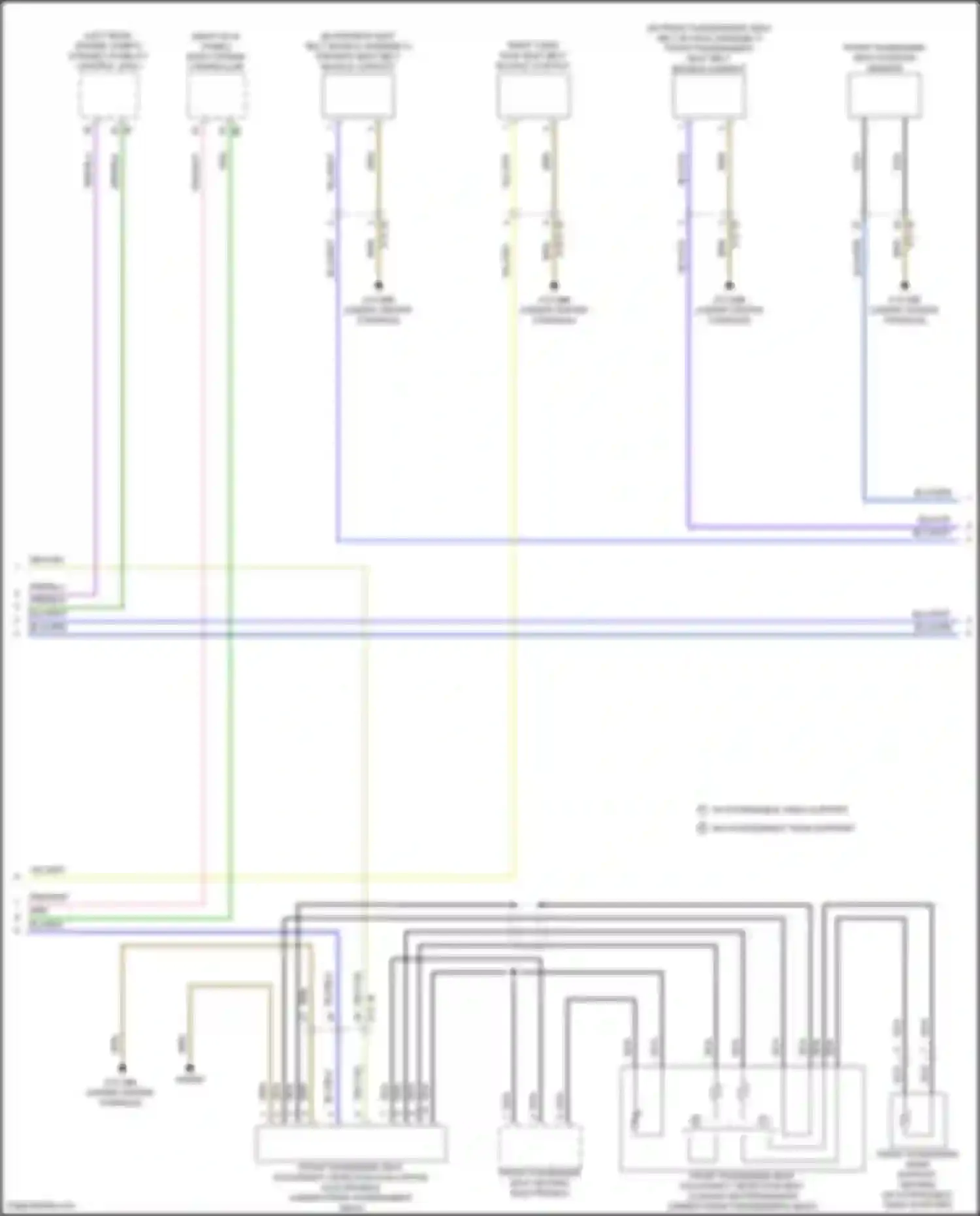 X6 BMW G06 facelift (2023-2024): Supplemental restraints circuit (2 of 4)