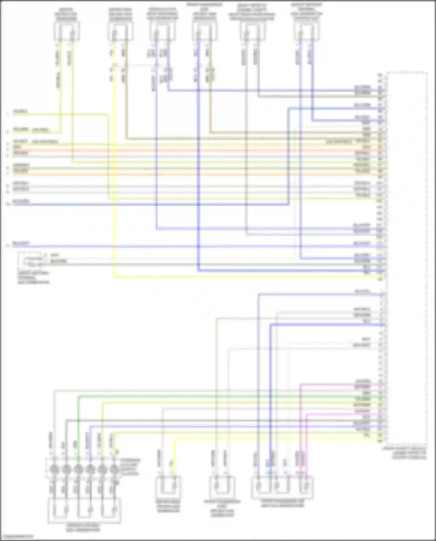 X6 BMW G06 facelift (2023-2024): Supplemental restraints circuit (4 of 4)