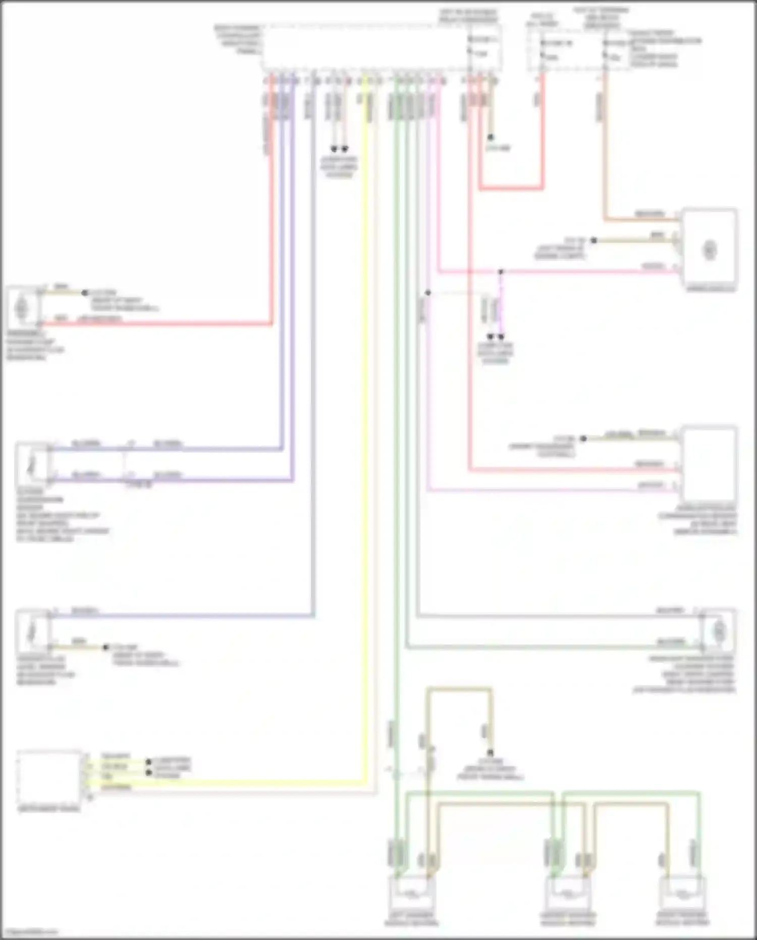X6 BMW G06 facelift (2023-2024): Wiper/washer circuit