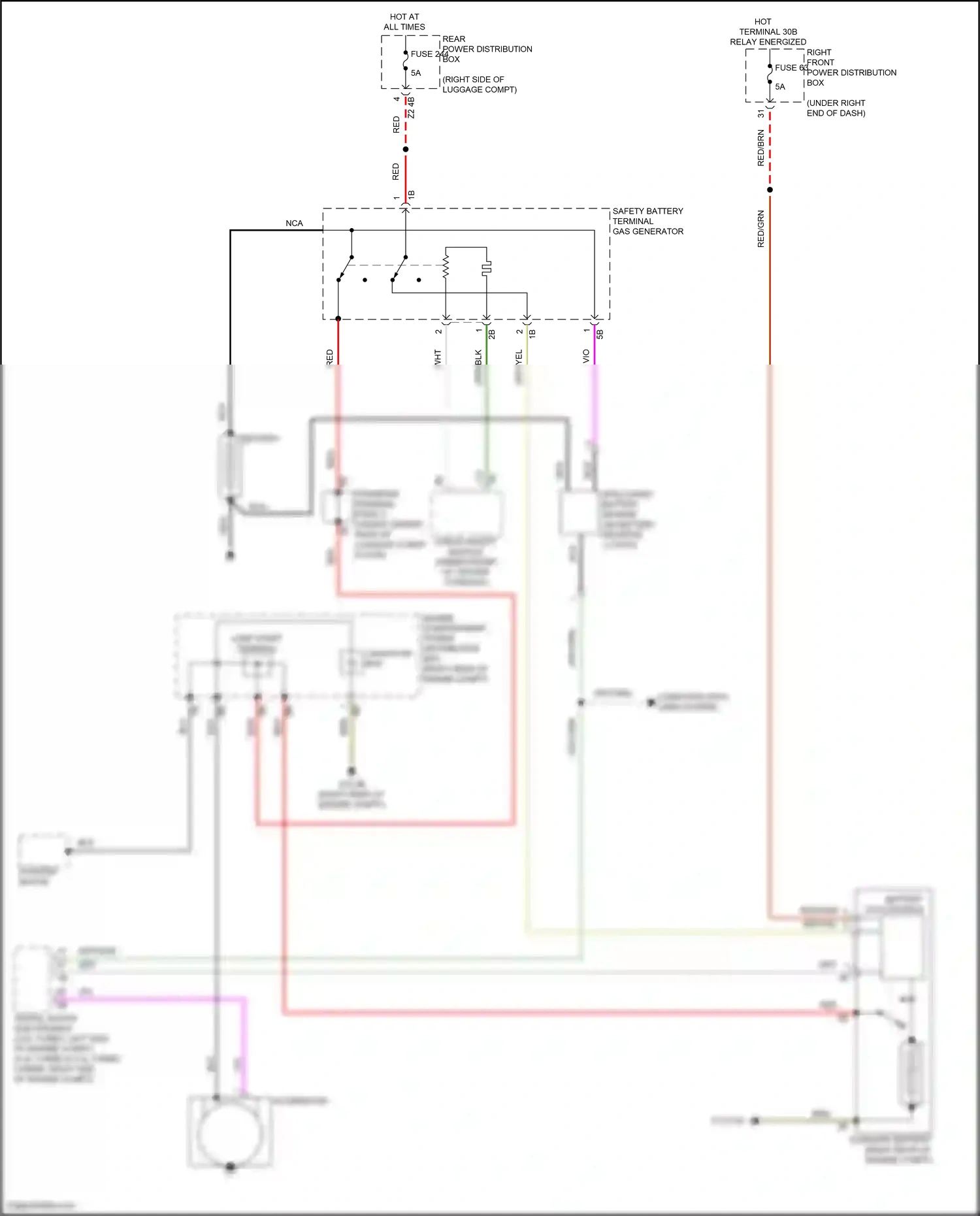 Wiring diagram battery electronics for BMW X6 G06 facelift (2023-2024) (1 of 2)