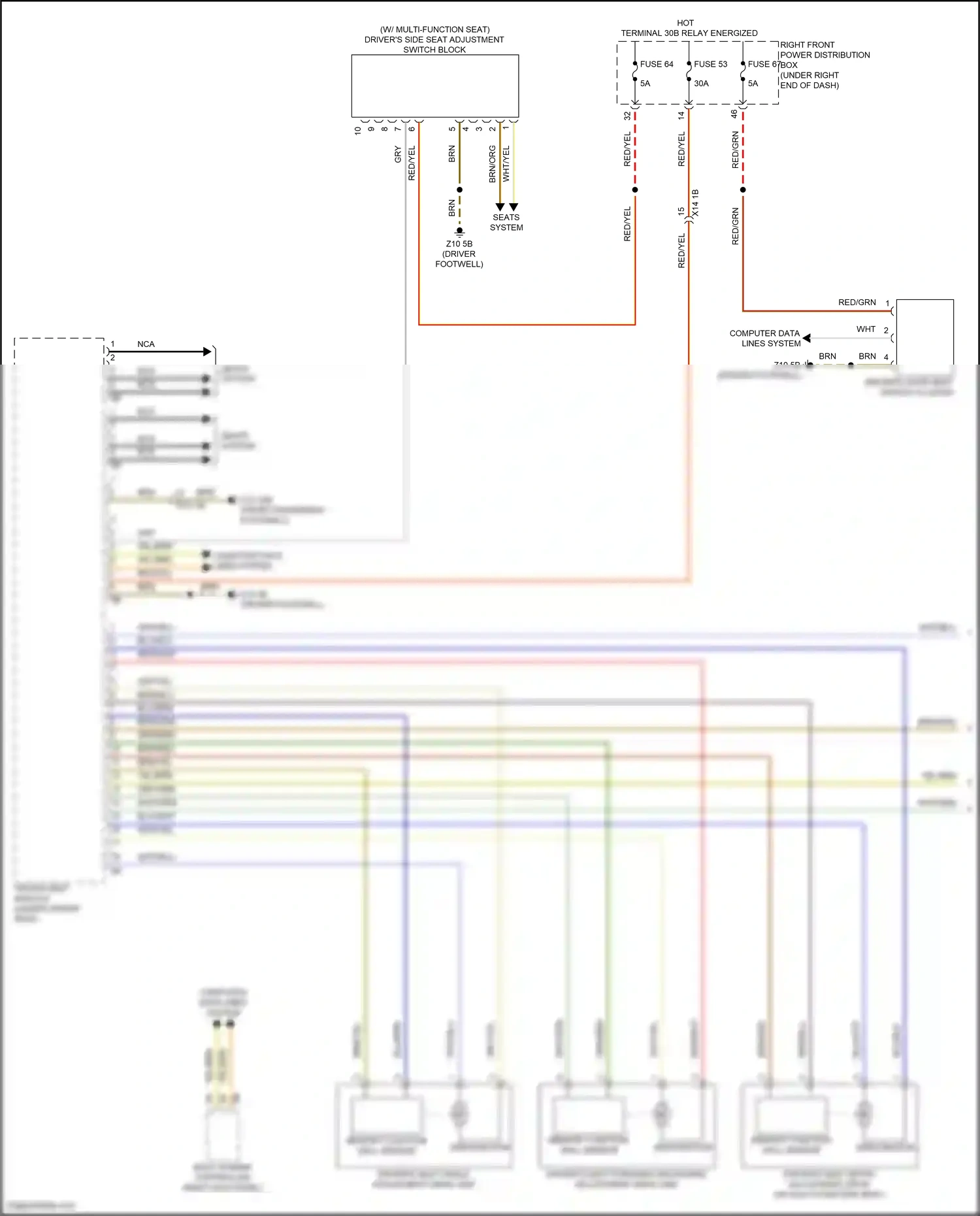 Wiring diagram body domain controller for BMW X6 G06 facelift (2023-2024) (3 of 42)