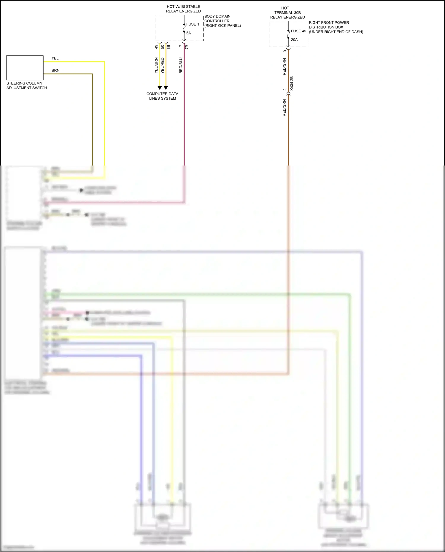 Wiring diagram body domain controller for BMW X6 G06 facelift (2023-2024) (10 of 42)