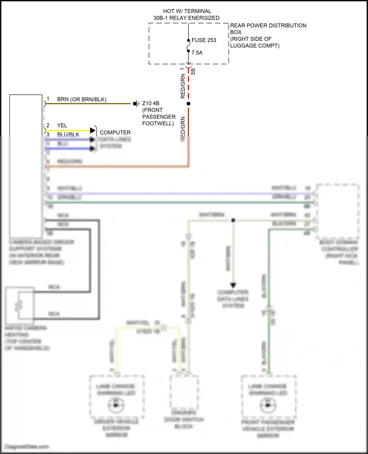 Wiring diagram body domain controller for BMW X6 G06 facelift (2023-2024) (14 of 42)