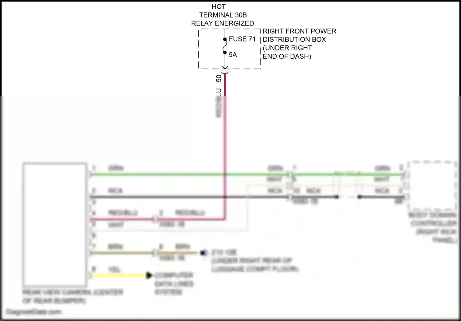 Wiring diagram body domain controller for BMW X6 G06 facelift (2023-2024) (18 of 42)