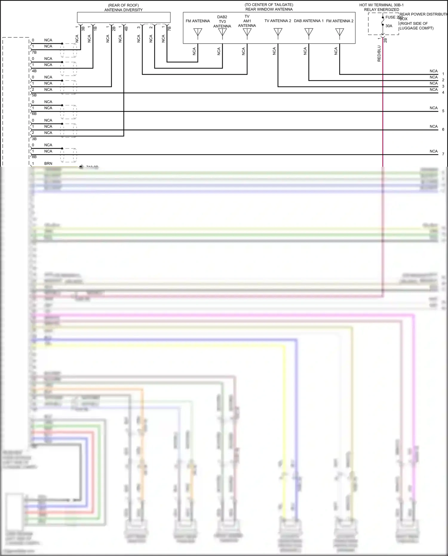 Wiring diagram card reader for BMW X6 G06 facelift (2023-2024) (2 of 6)