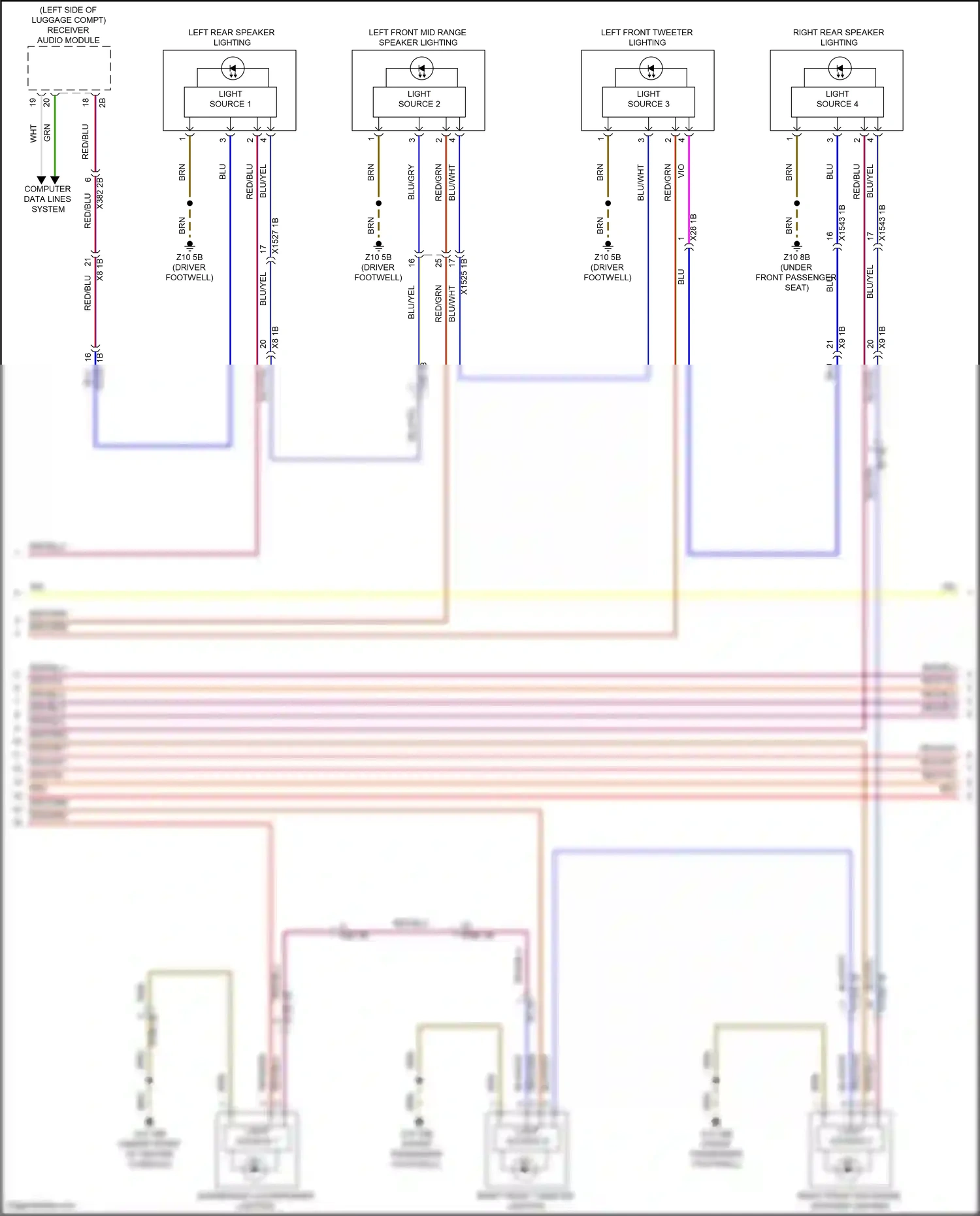 Wiring diagram computer data lines system for BMW X6 G06 facelift (2023-2024) (44 of 103)