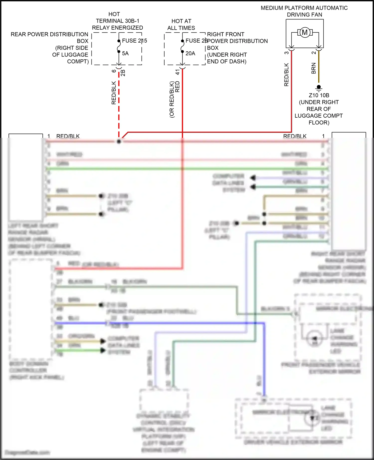 Wiring diagram computer data lines system for BMW X6 G06 facelift (2023-2024) (22 of 103)