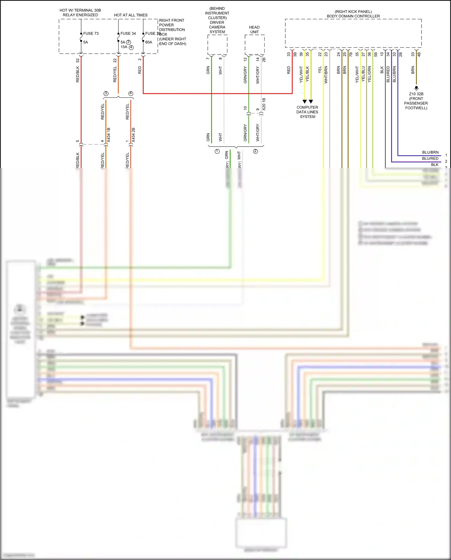 Wiring diagram computer data lines system for BMW X6 G06 facelift (2023-2024) (77 of 103)