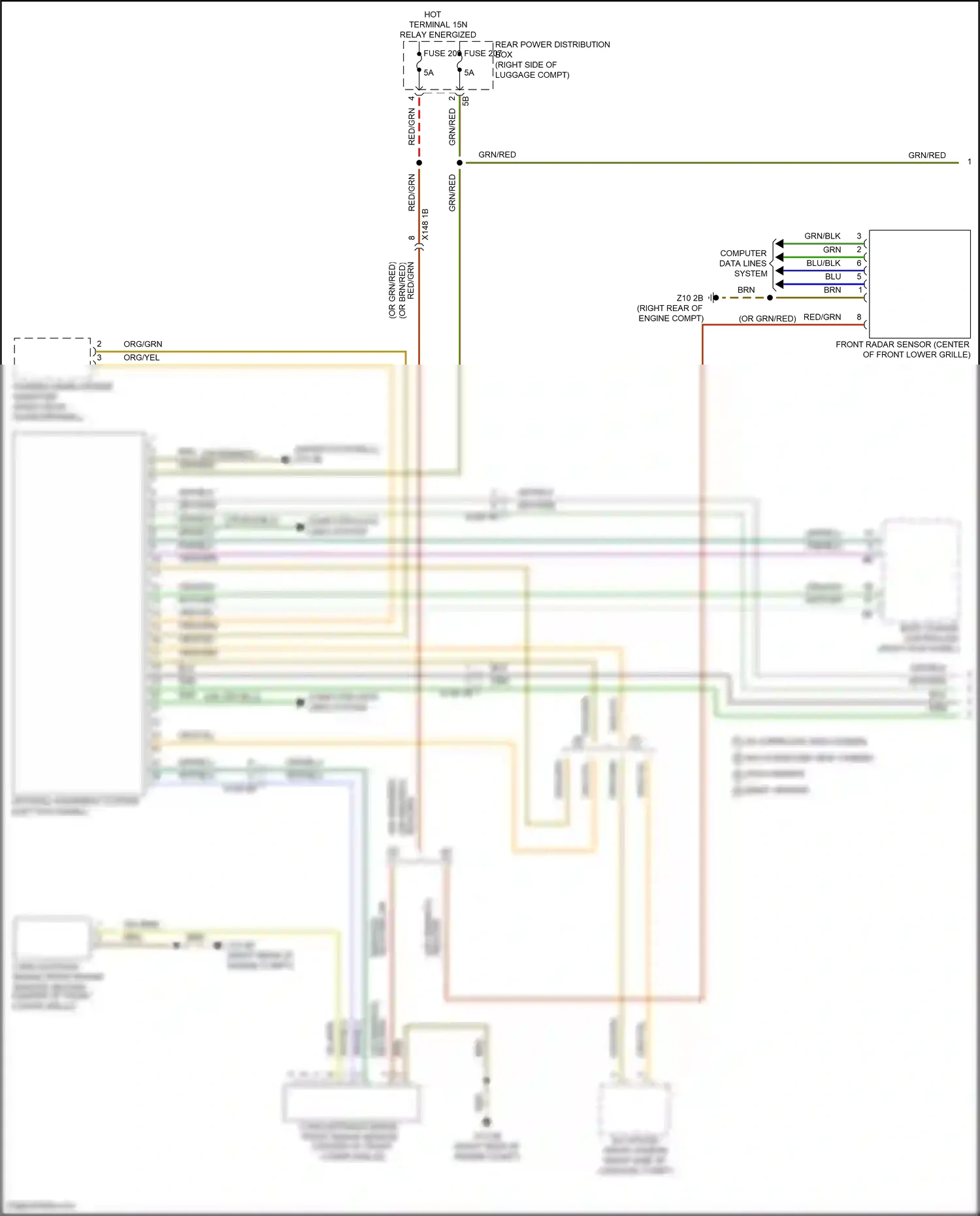 Wiring diagram computer data lines system for BMW X6 G06 facelift (2023-2024) (32 of 103)