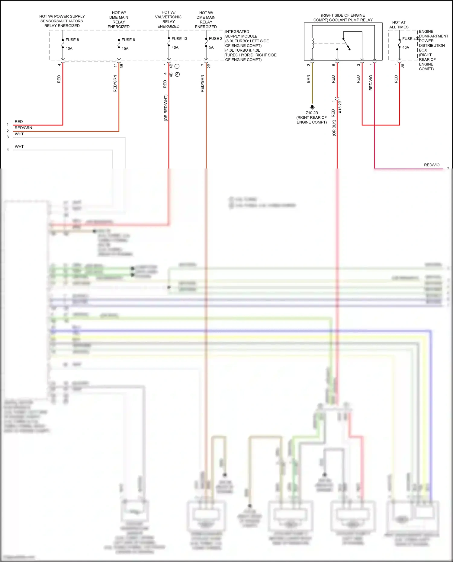 Wiring diagram coolant temperature sensor for BMW X6 G06 facelift (2023-2024) (1 of 5)