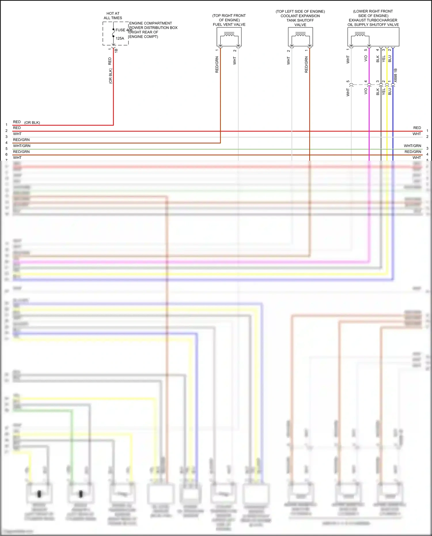 Wiring diagram coolant temperature sensor for BMW X6 G06 facelift (2023-2024) (4 of 5)