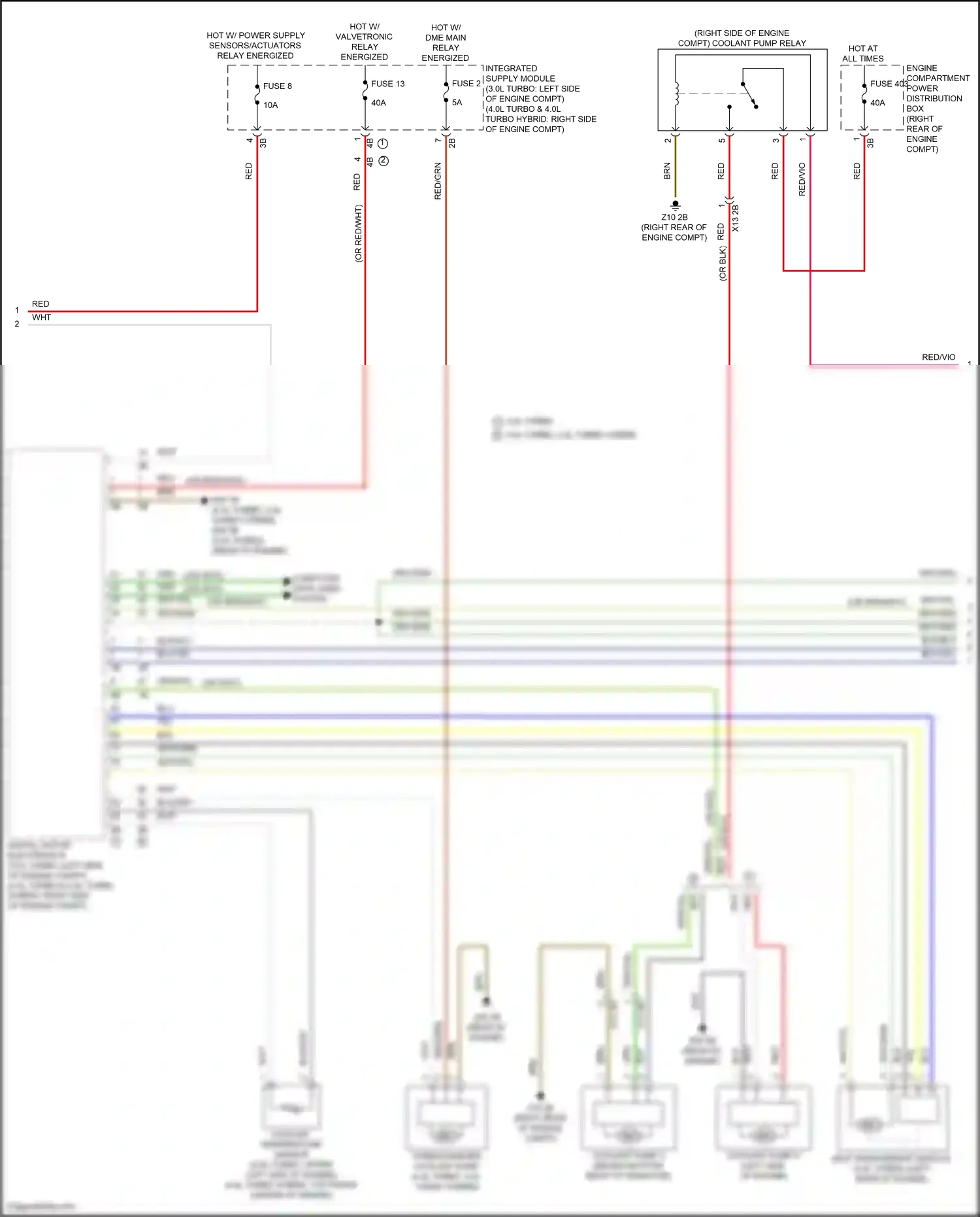 Wiring diagram digital motor electronics for BMW X6 G06 facelift (2023-2024) (3 of 15)