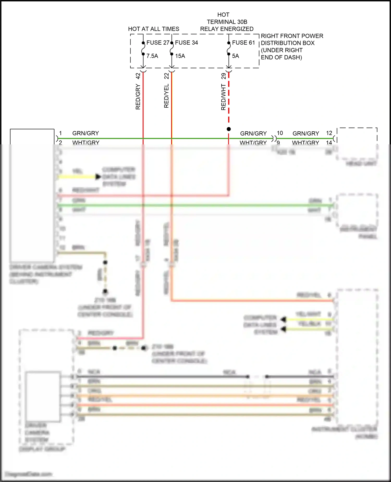 Wiring diagram display group for BMW X6 G06 facelift (2023-2024) (1 of 4)