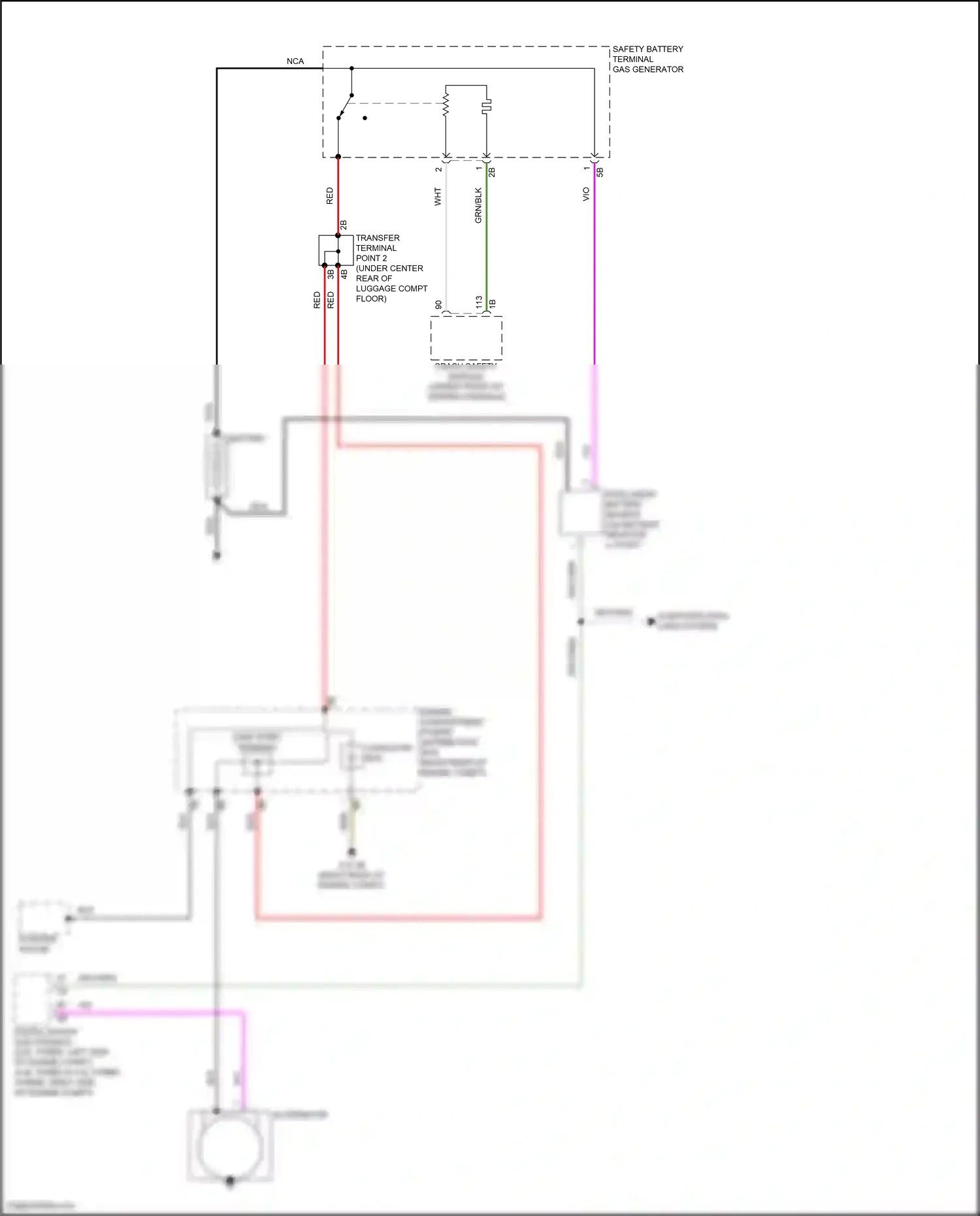 Wiring diagram engine compartment power distribution box for BMW X6 G06 facelift (2023-2024) (14 of 19)