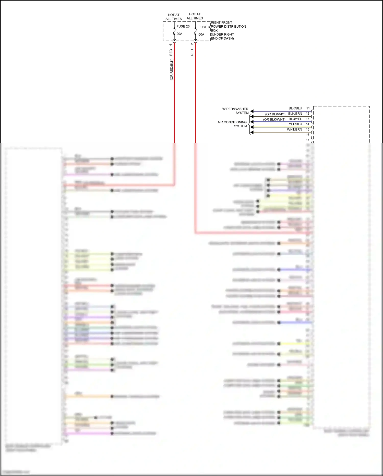 Wiring diagram engine controls system for BMW X6 G06 facelift (2023-2024) (1 of 2)
