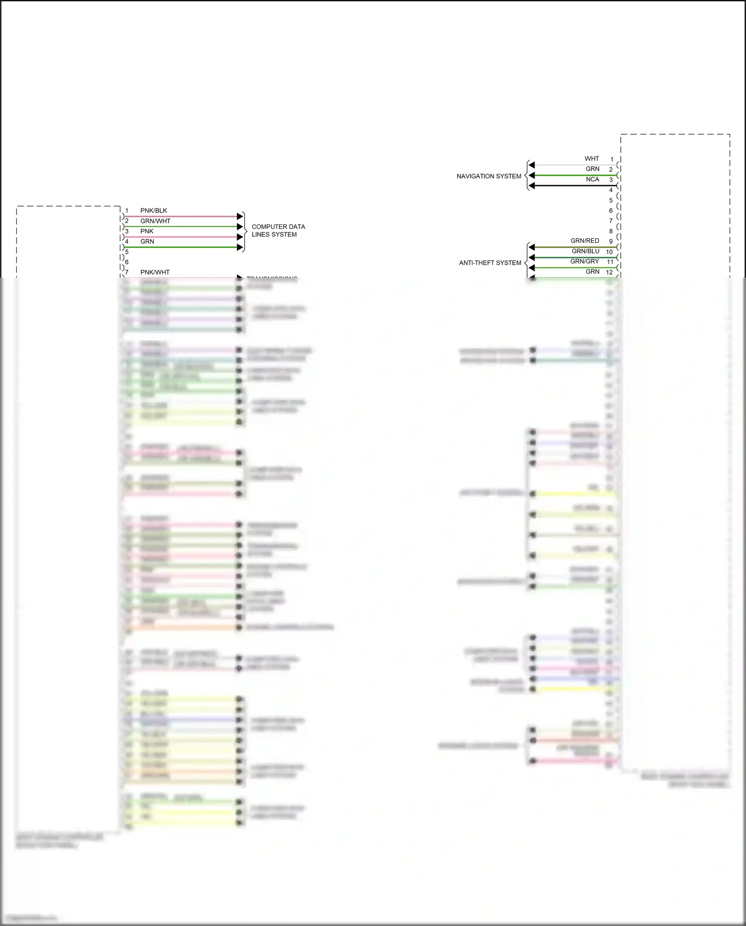 Wiring diagram engine controls system for BMW X6 G06 facelift (2023-2024) (2 of 2)
