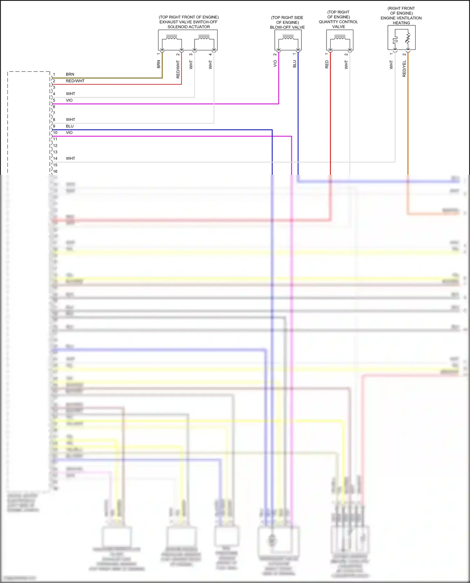Wiring diagram engine ventilation heating for BMW X6 G06 facelift (2023-2024) (1 of 1)