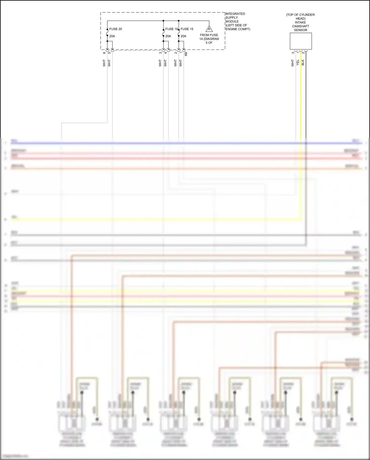 Wiring diagram integrated supply module for BMW X6 G06 facelift (2023-2024) (6 of 9)