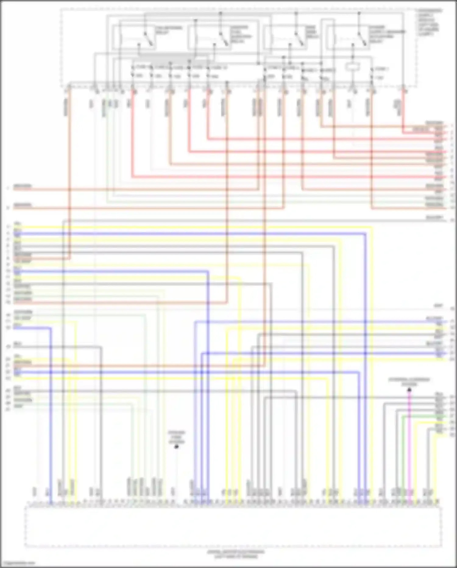 X6 BMW G06 (2019-2023): Wiring diagram engine performance 3.0l turbo (3 of 6)