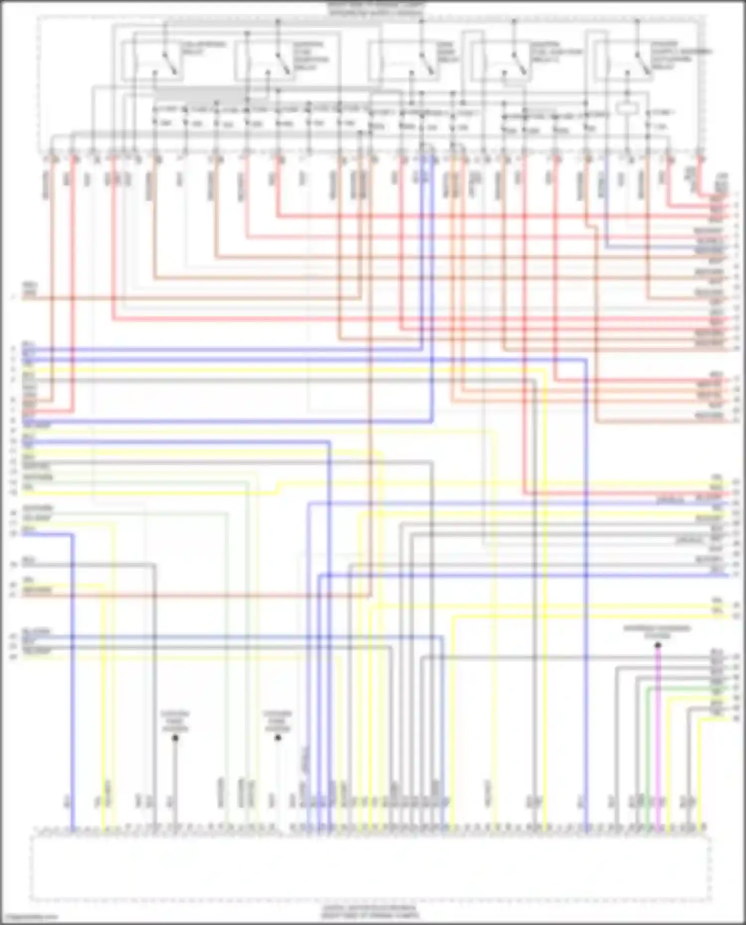 X6 BMW G06 (2019-2023): Wiring diagram engine performance 4.4l turbo (3 of 11)
