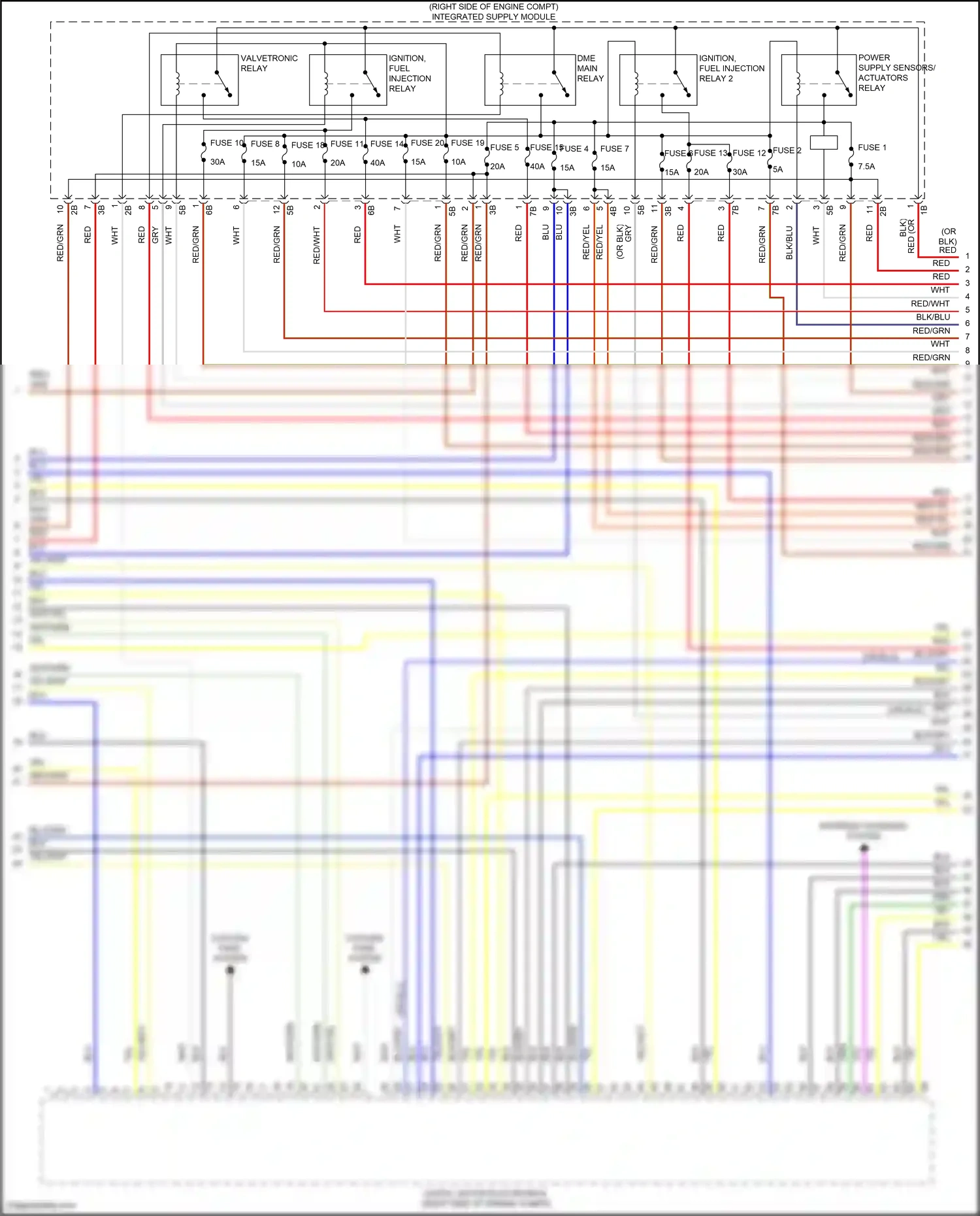 Wiring diagram blu for BMW X6 G06 (2019-2023) (72 of 74)