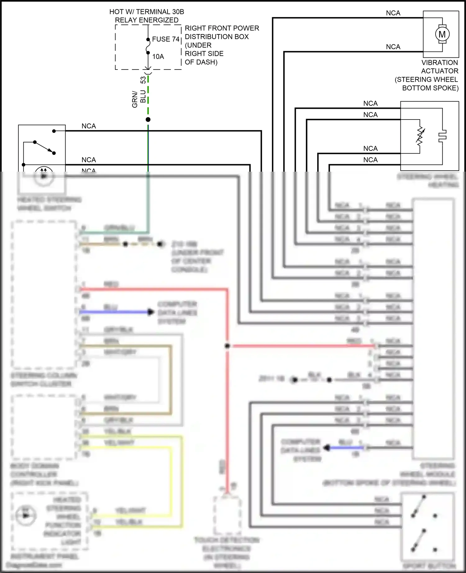 Wiring diagram body domain controller for BMW X6 G06 (2019-2023) (25 of 44)