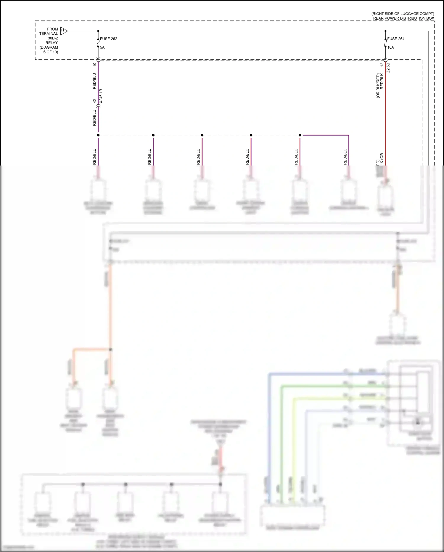 Wiring diagram body domain controller for BMW X6 G06 (2019-2023) (18 of 44)